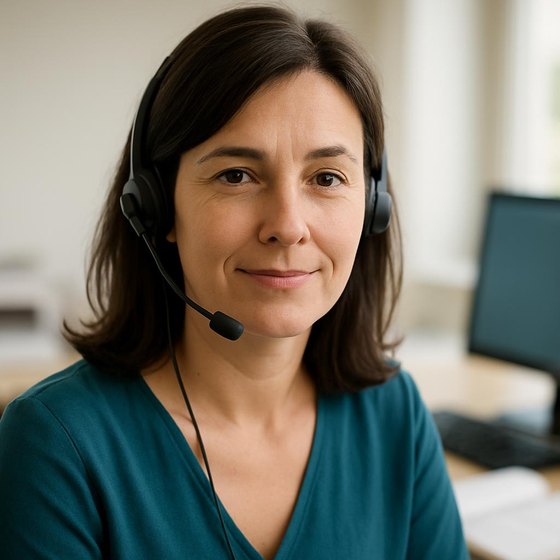 Camille, un annuaire de praticiens ouvert devant elle, en train de composer le numéro d'un cabinet médical
